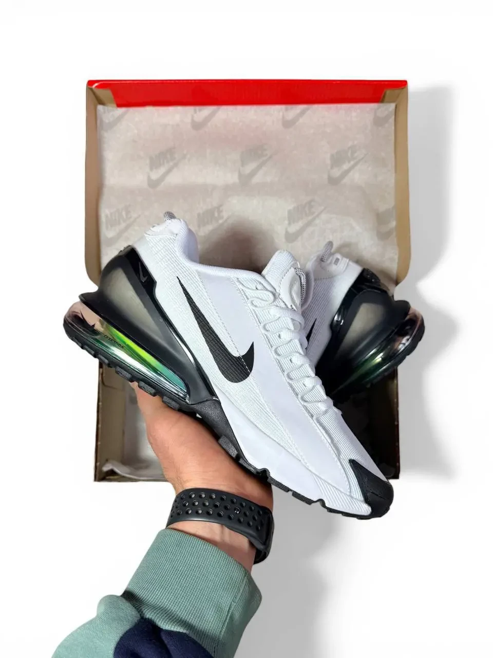 Кроссовки Мужские Nike Air Max Pulse White Black Арт 209 (Найк Аир Макс Пульс, унисекс) 4