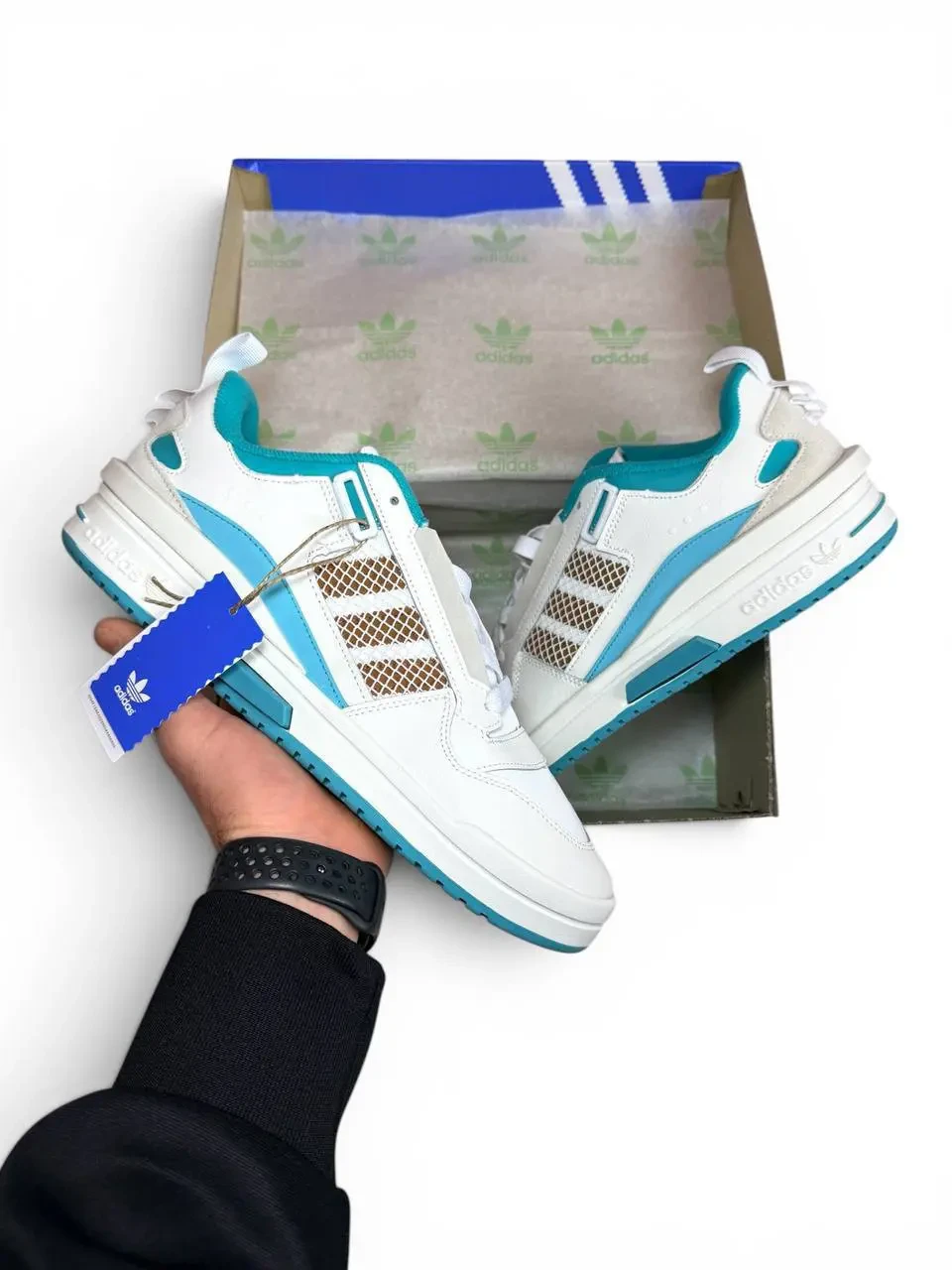 Кроссовки мужские Adidas Campus 80’s SP Towilie White Dark Green Арт 213 (Адидас кампус, унисекс) 8