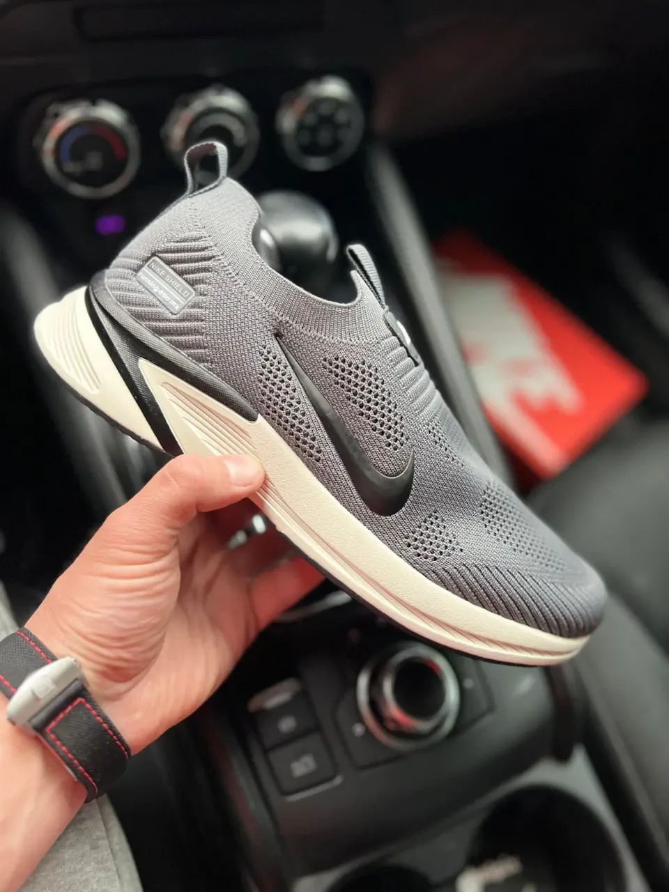 Кроссовки Мужские Nike Gray Арт 21723 (Найк, унисекс) 3