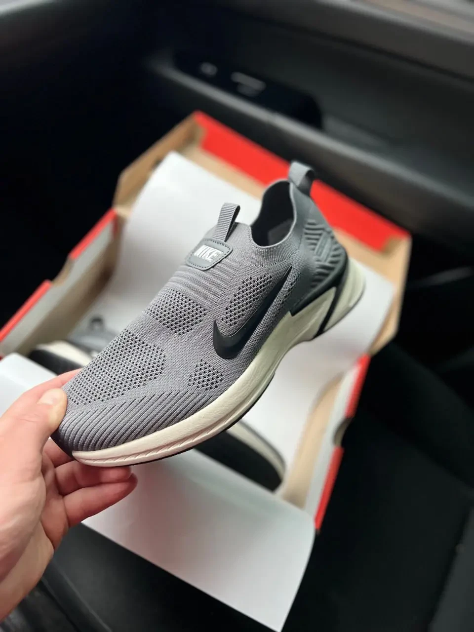 Кроссовки Мужские Nike Gray Арт 21723 (Найк, унисекс) 6