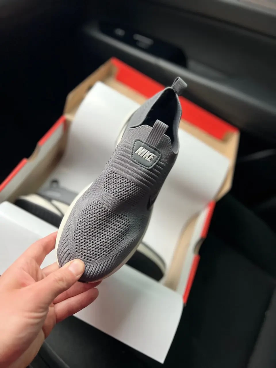 Кроссовки Мужские Nike Gray Арт 21723 (Найк, унисекс) 4