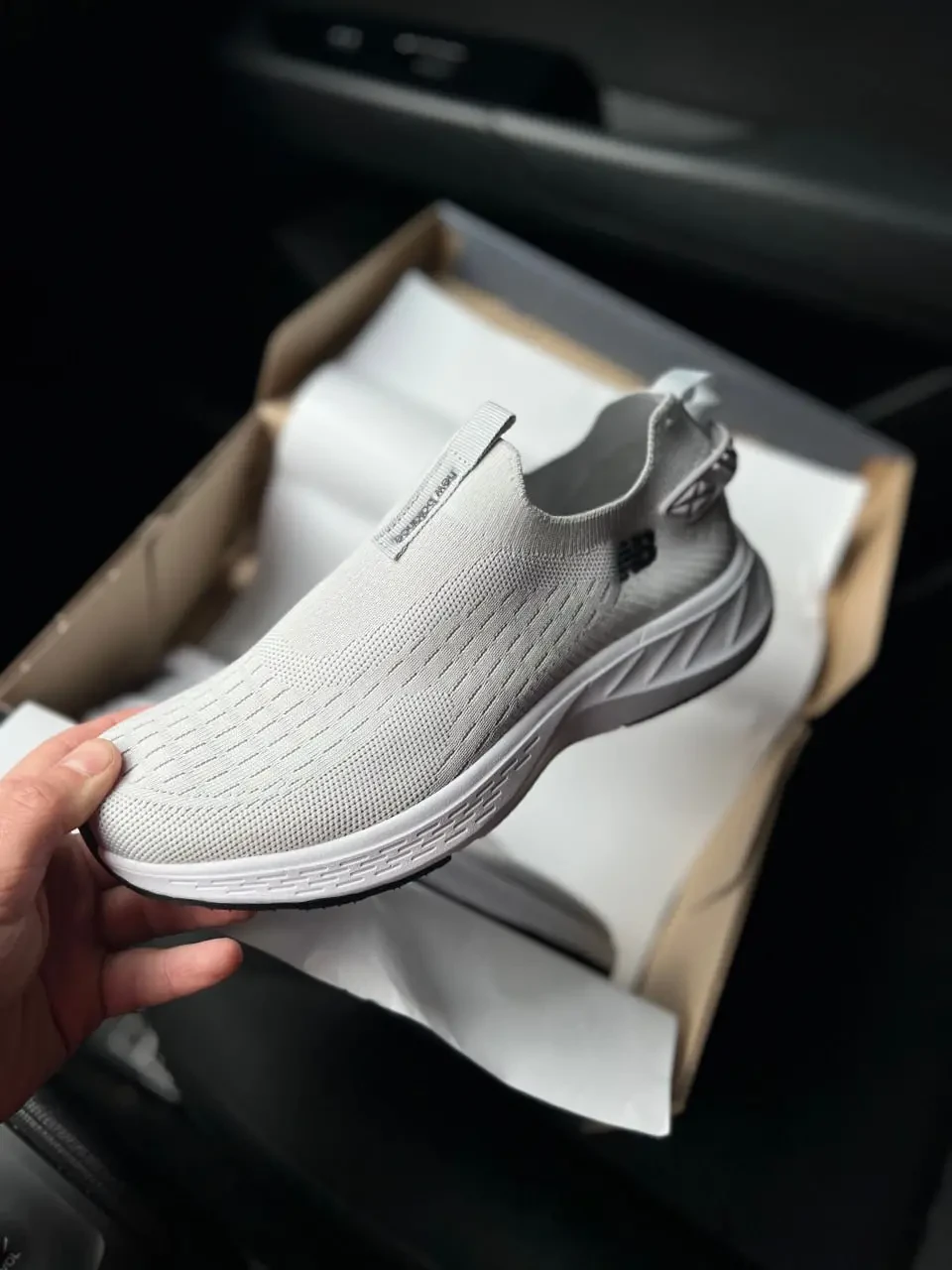 Кроссовки Мужские New Balance Light Gray Арт 21724 (лдash, унисекс) 4