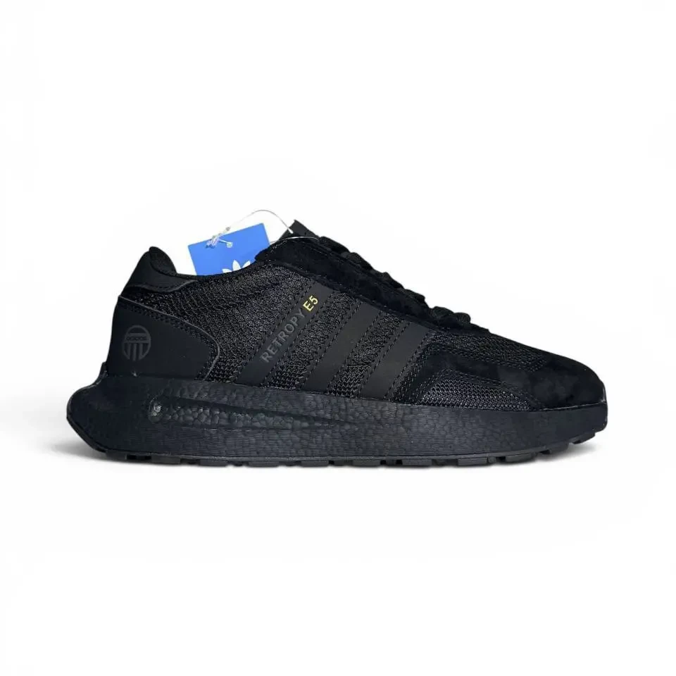 Кроссовки мужские Adidas Retropy E5 All Black Арт 215 (Адидас Ретропи Е5, унисекс) 6