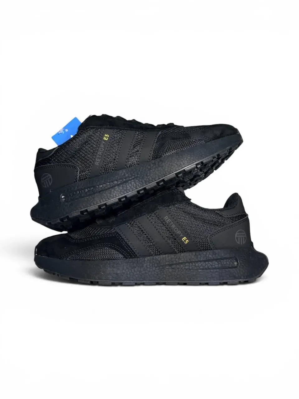 Кроссовки мужские Adidas Retropy E5 All Black Арт 215 (Адидас Ретропи Е5, унисекс) 3