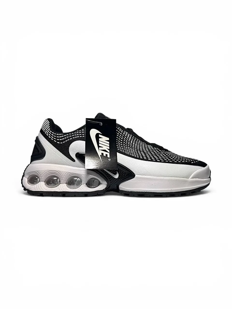 Кроссовки Мужские Nike Air Max DN White Black Арт 217 (Найк Аир Макс ДН, унисекс) 2