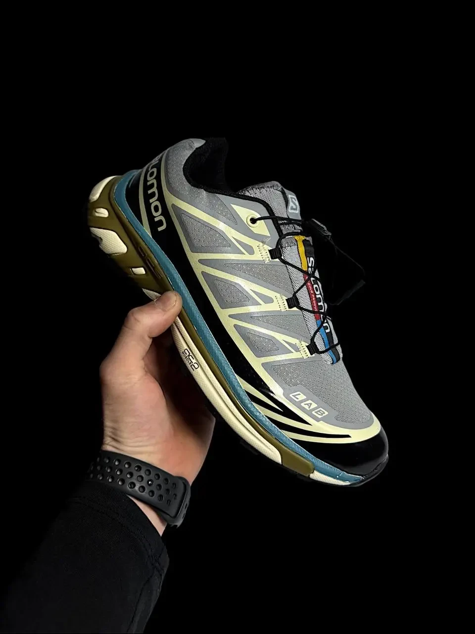 Кроссовки мужские Salomon XT-6 S-LAB Soft Ground Gray Арт 218 (Саломон ХТ-6, унисекс) 2