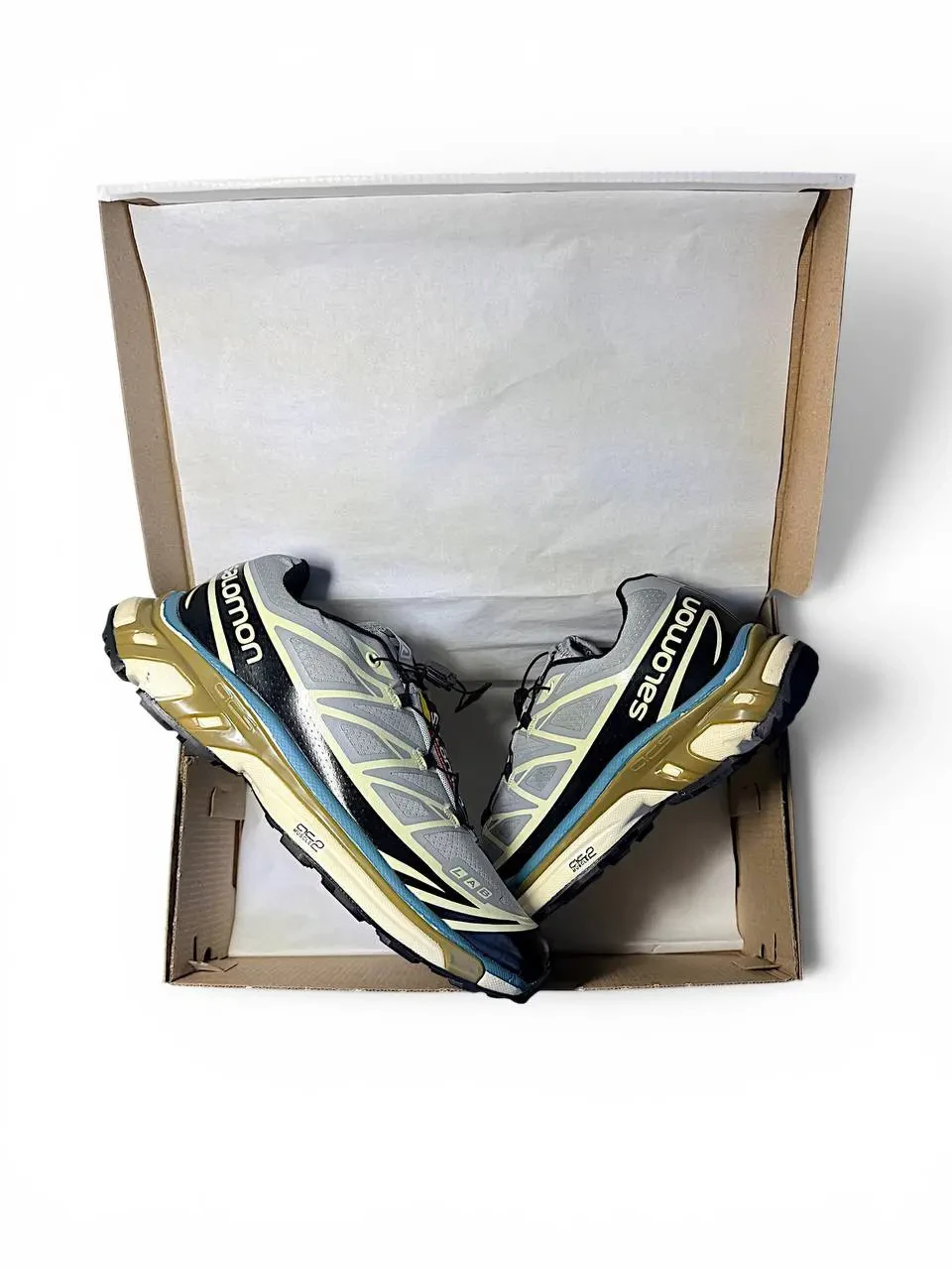 Кроссовки мужские Salomon XT-6 S-LAB Soft Ground Gray Арт 218 (Саломон ХТ-6, унисекс) 6