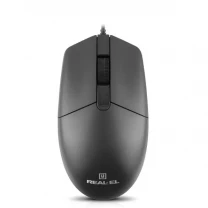 Мишка REAL-EL RM-210 USB Black (EL123200036)
