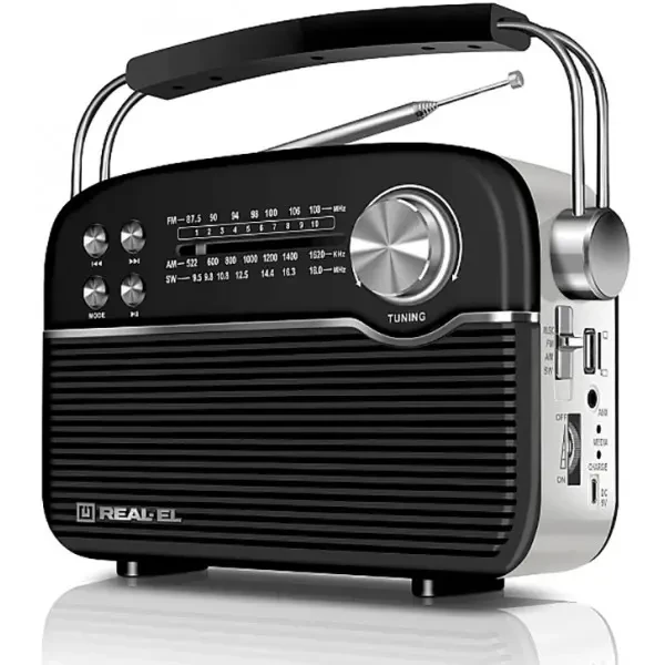 Радіоприймач REAL-EL X-545 Black (EL121800005) 3