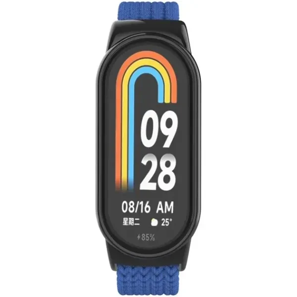 Ремінець ArmorStandart Braided Solo Loop для Xiaomi Smart Band 10/9/8 Blue (ARM86880) 3