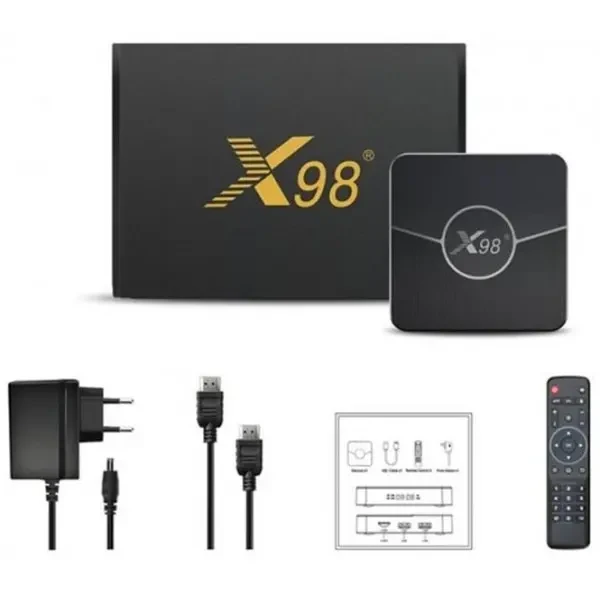 Vontar ТВ-приставка Smart TV X98 Plus 4/32GB Black 7