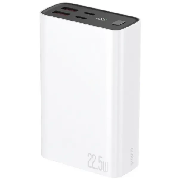 Power Bank Proove Hyper Flux Plus 22.5W 20000mAh White (PBF222120002)