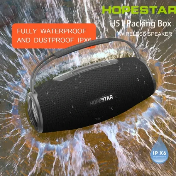 Колонка Bluetooth Hopestar H51 Black 2