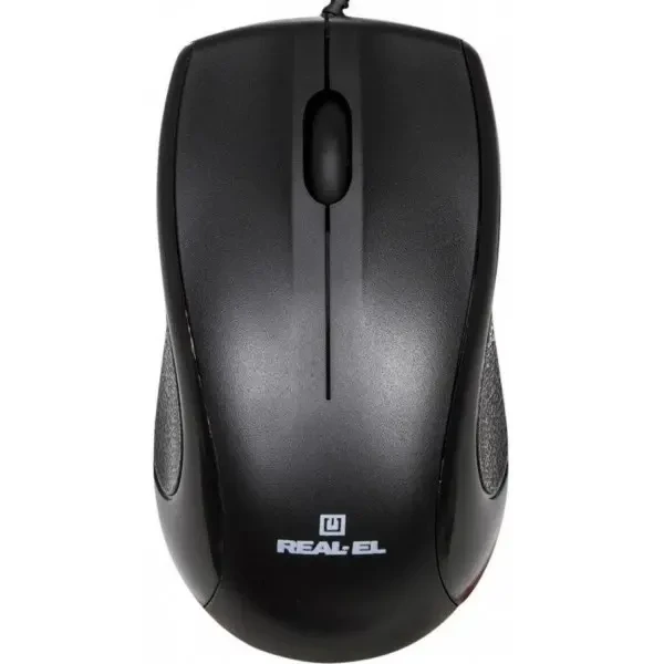 Мишка REAL-EL RM-208 USB Black (EL123200030)