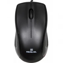 Мишка REAL-EL RM-208 USB Black (EL123200030)