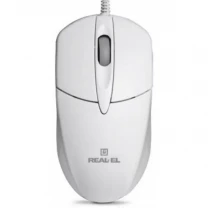 Мишка REAL-EL RM-211 USB White (EL123200014)