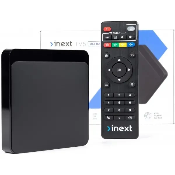 Romsat ТВ-приставка iNeXT TV 5 Ultra 2/16GB Black