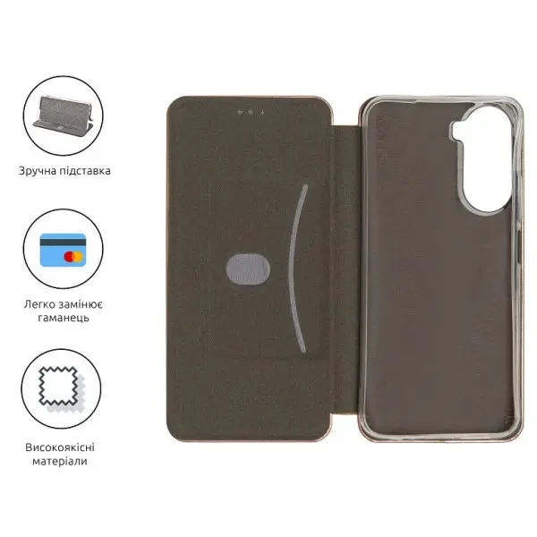 Чохол-книжка ArmorStandart G-Case для Xiaomi Redmi A7 Pro 4G/Poco C81 Pro 4G Rose Gold (ARM91226) 3