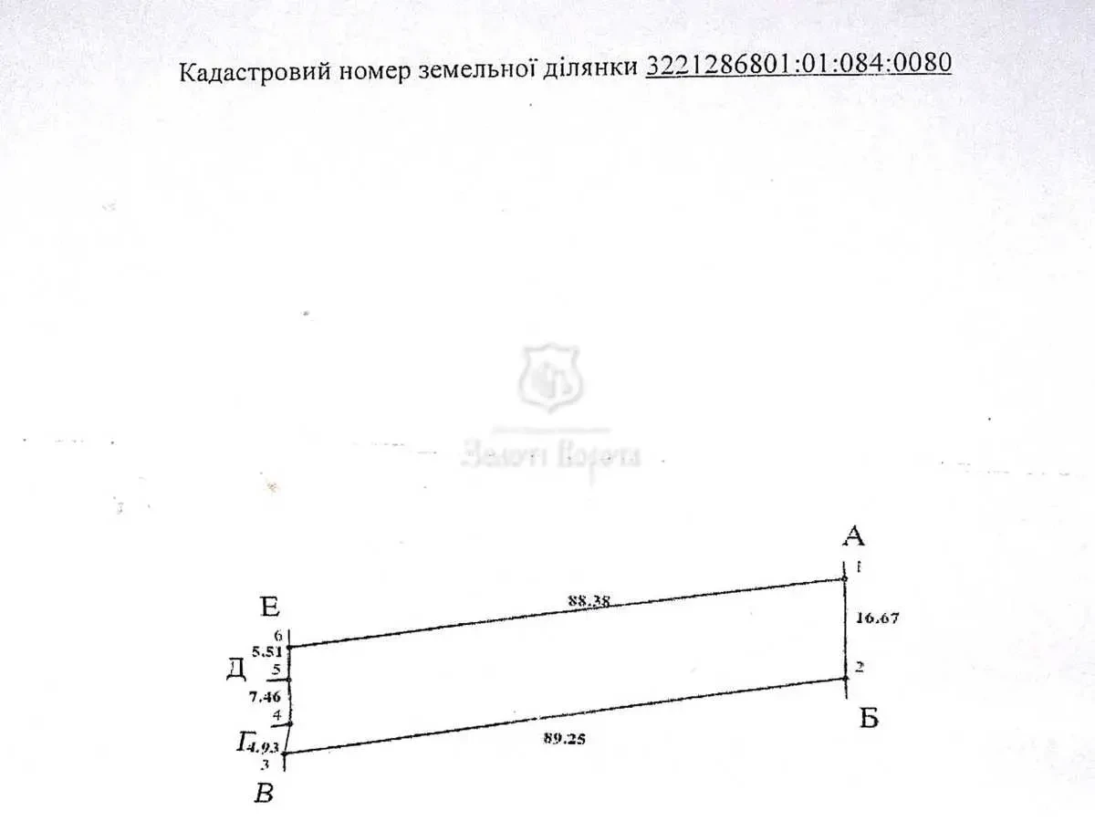 ділянка під житлову забудову Броварський, Пухівка, Вербова вул. 3