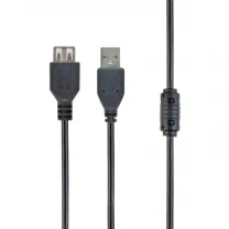 USB подовжувач Cablexpert USB 2.0 AM/AF 1.8 м Black (CCF-USB2-AMAF-6)