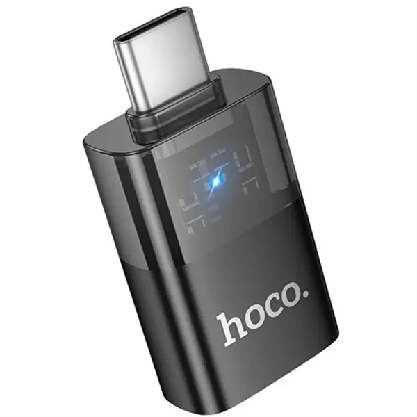 Адаптер Hoco UA36B Type-C male to USB female OTG Black 3