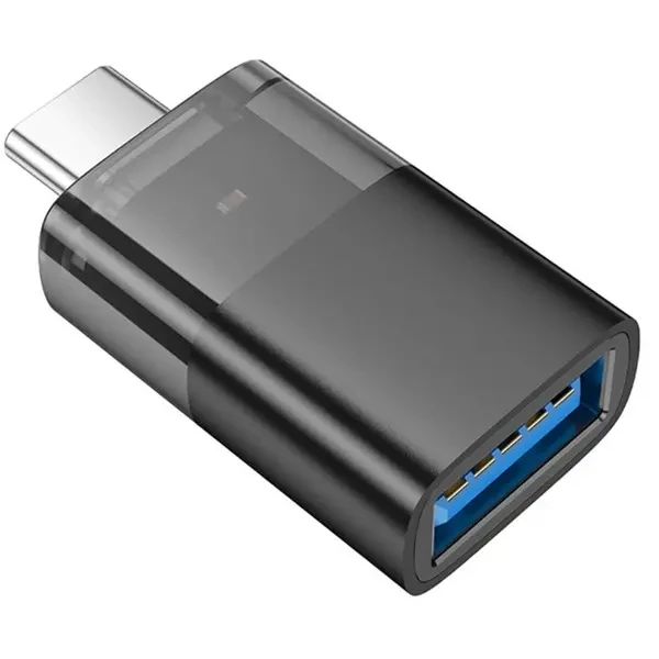 Адаптер Hoco UA36B Type-C male to USB female OTG Black 2