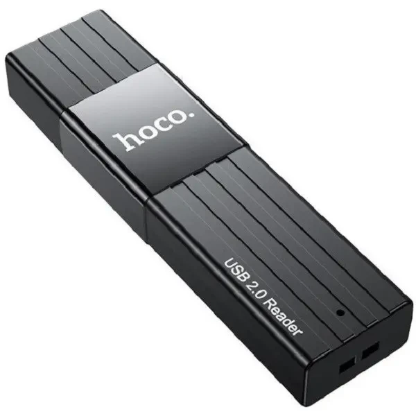 Кардрідер Hoco HB20 Mindful 2-in-1 USB2.0 Black 3