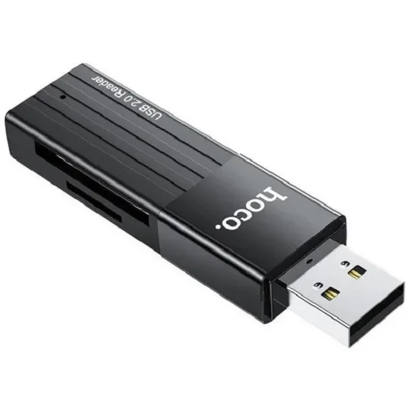 Кардрідер Hoco HB20 Mindful 2-in-1 USB2.0 Black 4