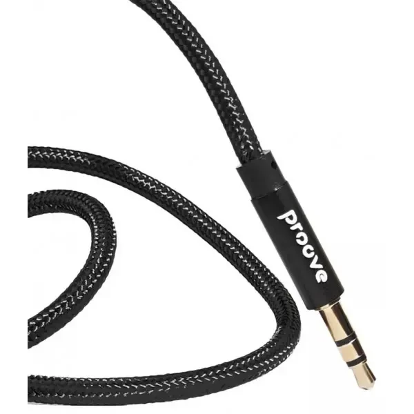 AUX кабель Proove Weft 1m Black (ACWF00005801) 3