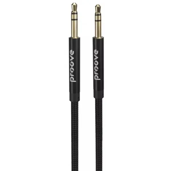 AUX кабель Proove Weft 1m Black (ACWF00005801)