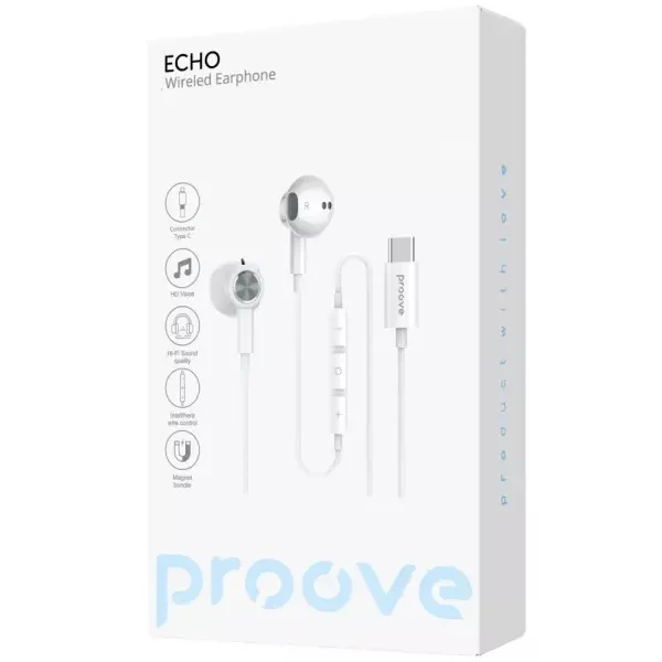 Навушники Proove Echo Type-C White (ECWE00000202) 2