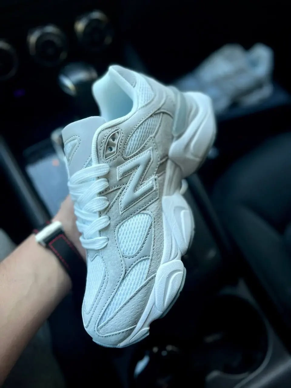 New Balance 9060 Light Gray White Арт 21692 (Нью Беленс, унісекс) 4