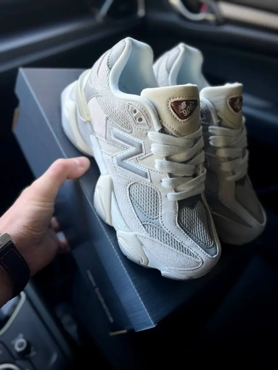 New Balance 9060 Beige Gray Арт 21692 (Нью Беленс 9060, унісекс) 9