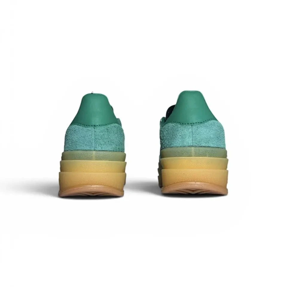 Кроссовки Женские Adidas Gazelle Green White Арт 210 (Адидас Газель, унисекс) 8