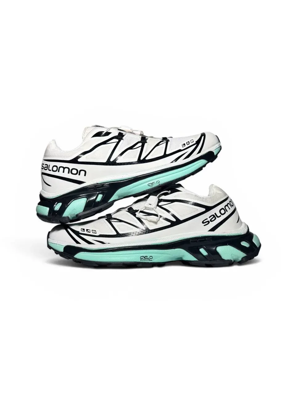 Salomon XT-6 S-LAB Soft Ground White Turquoise Black Арт 211 (Саломно ХТ-6, унисекс) 7