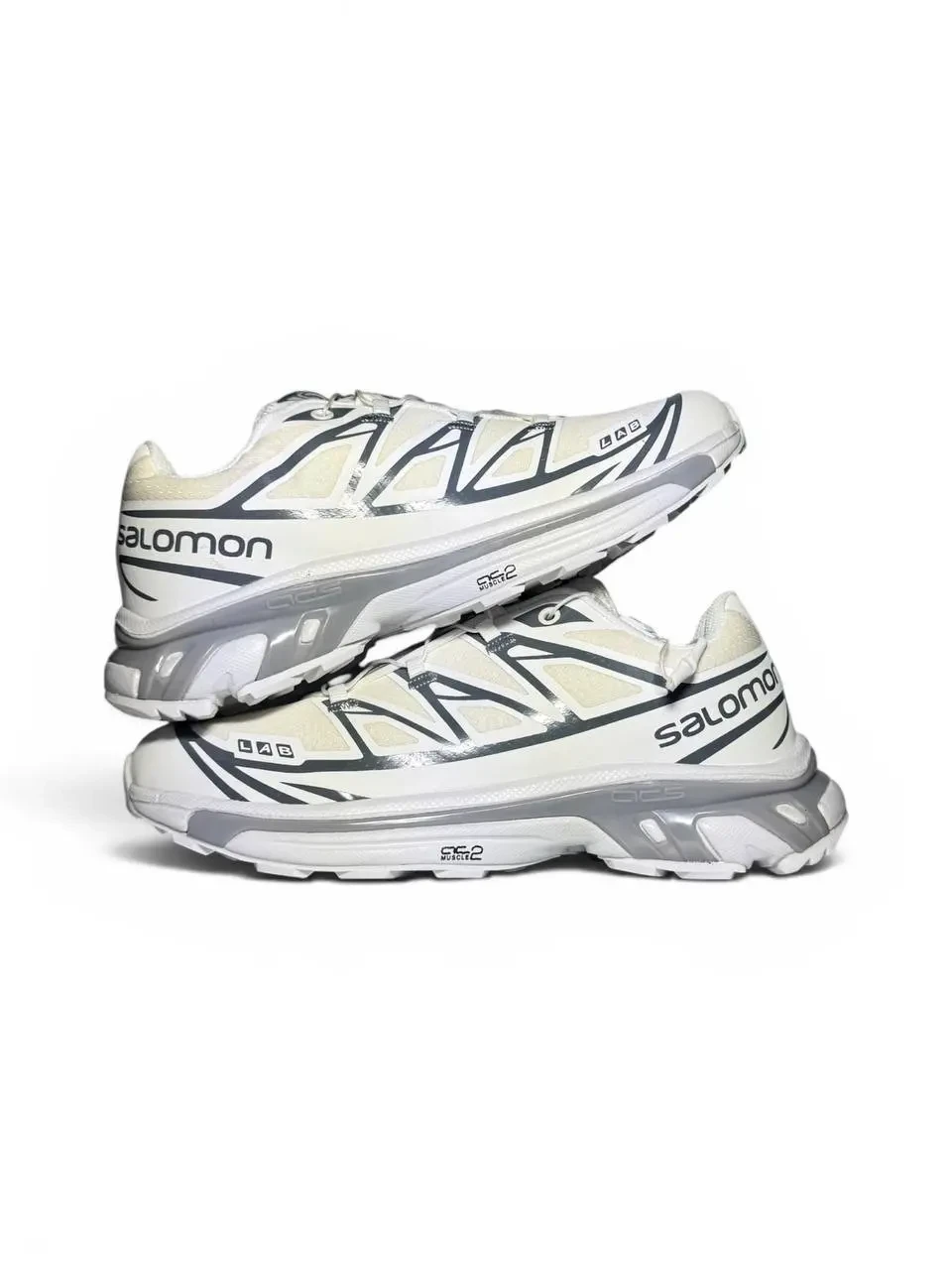 Salomon XT-6 S-LAB Soft Ground Beige White Gray Арт 212 (Саломон ХТ-6, унисекс) 7