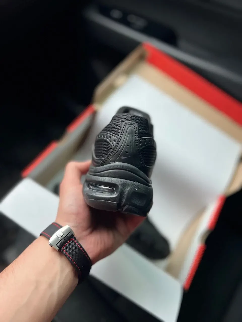 Кроссовки Nike Air Max Moto 2k All Black Арт 21717 (Найк Аир Макс Мото 2к, унисекс) 6