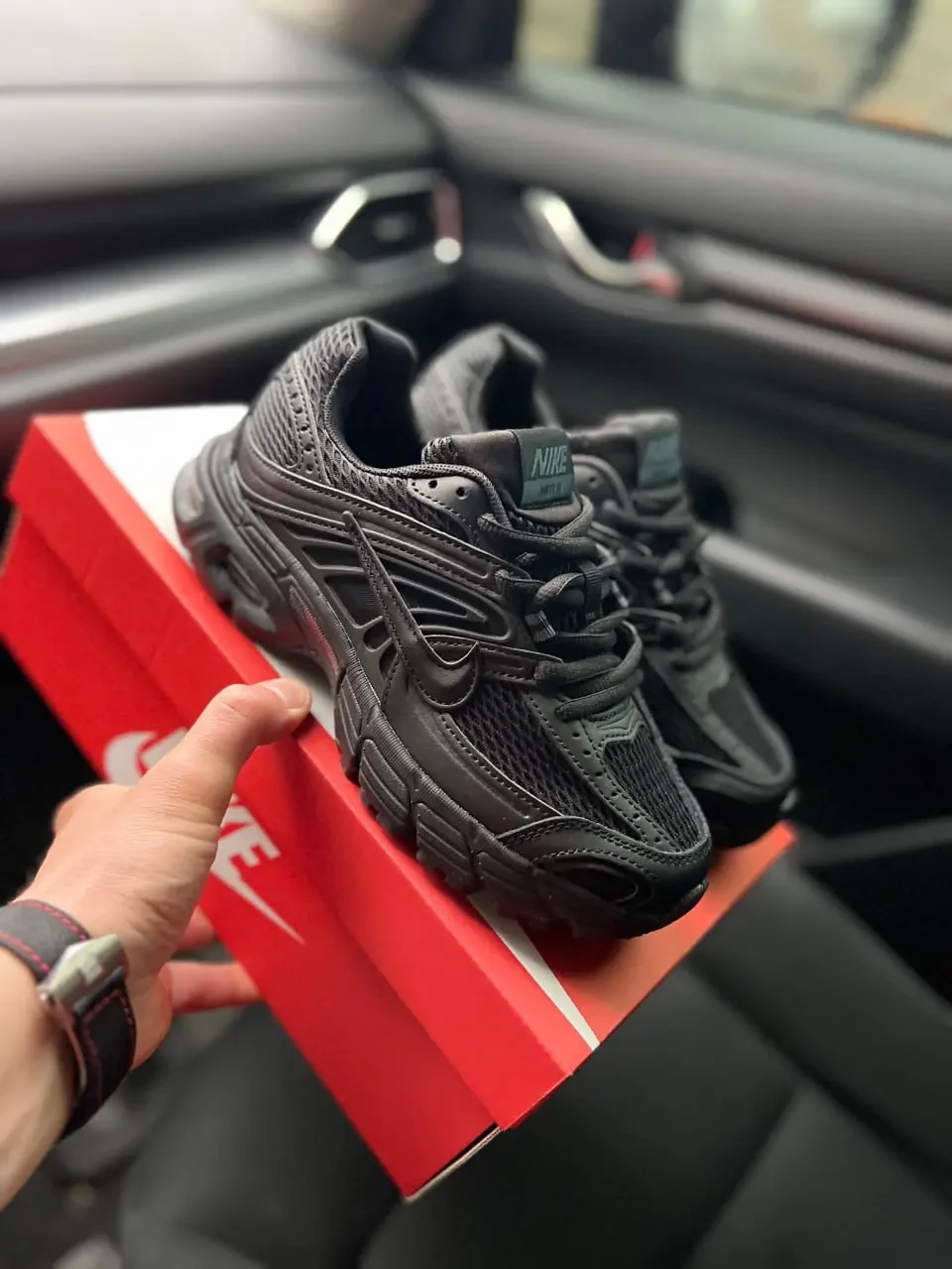Кроссовки Nike Air Max Moto 2k All Black Арт 21717 (Найк Аир Макс Мото 2к, унисекс) 2