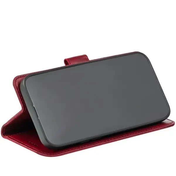 Чохол-книжка Crazy Horse Clasic для Xiaomi Redmi Note 15 5G/Poco M8 5G Red Wine (Front) 3