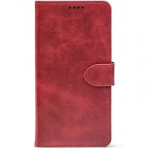 Чохол-книжка Crazy Horse Clasic для Xiaomi Redmi Note 15 5G/Poco M8 5G Red Wine (Front)