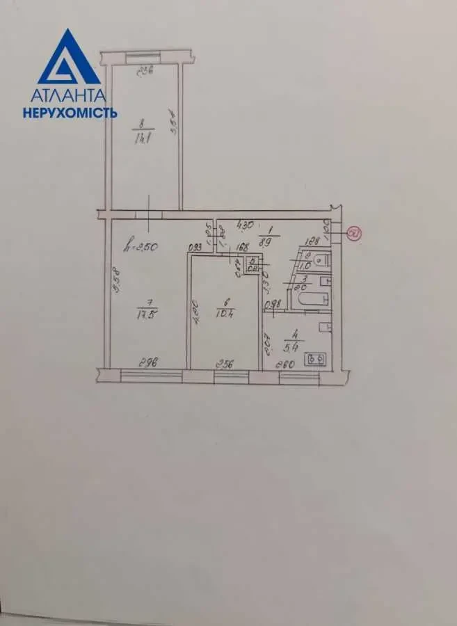 3-к квартира Луцьк, Коперника 66а 9