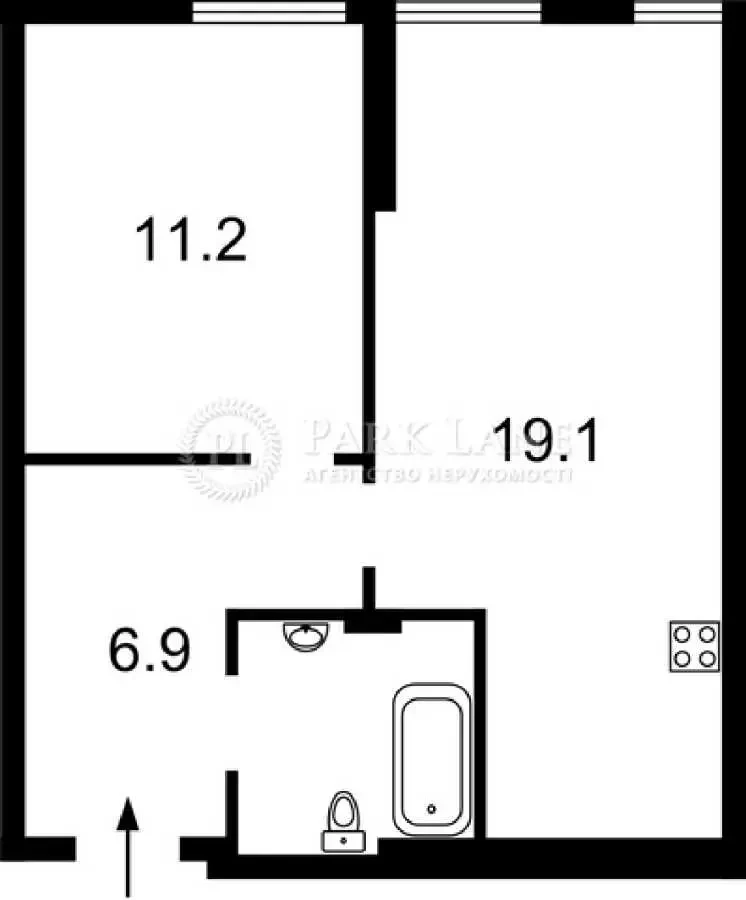 1-к квартира Київ, Дніпровський, Регенераторна 4к16 2