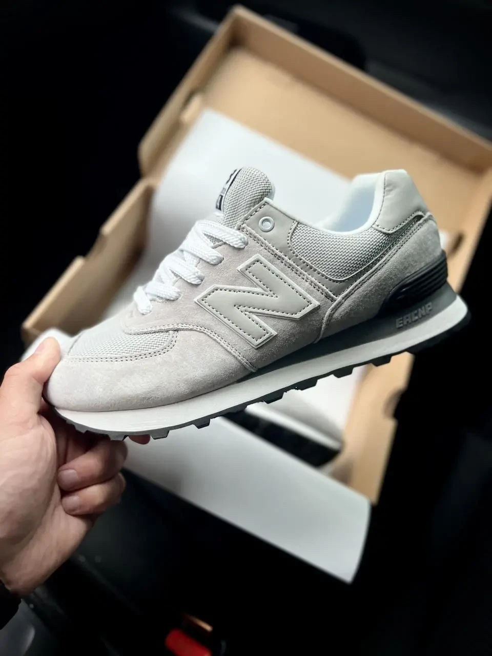 Кроссовки New Balance 574 арт 21648 (человечи,26 беленс) 2