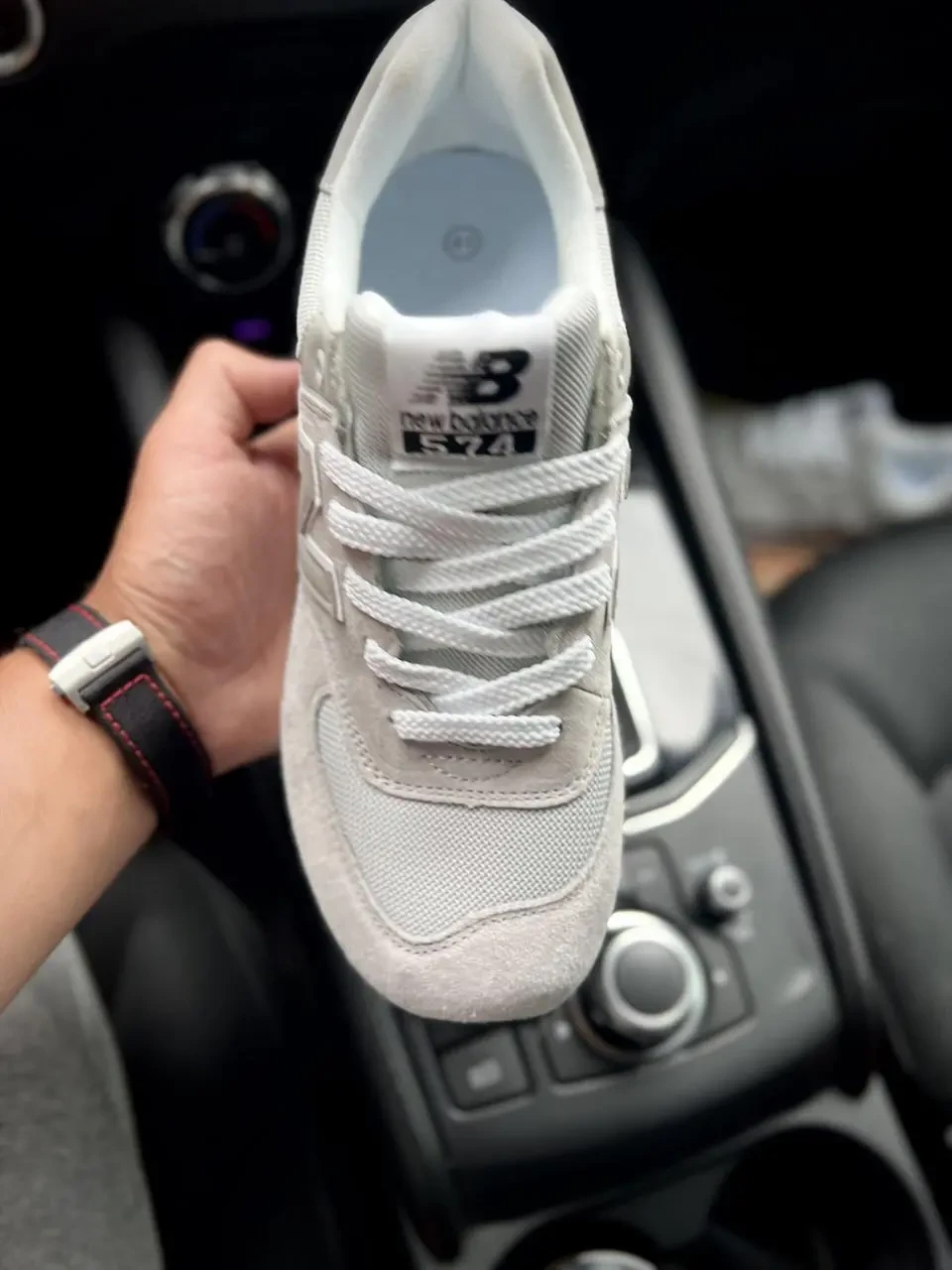 Кроссовки New Balance 574 арт 21648 (человечи,26 беленс) 6