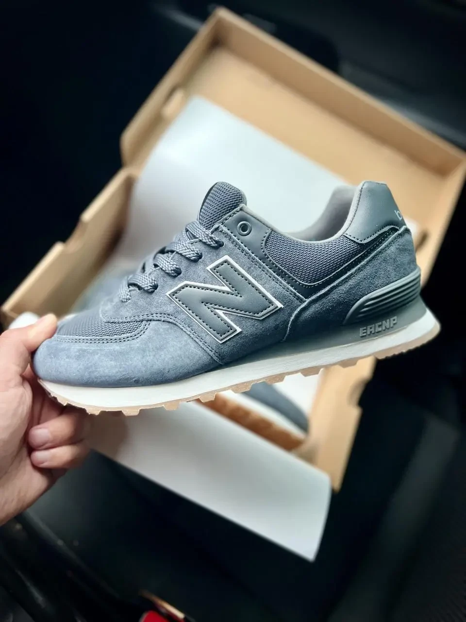 Кроссовки New Balance 574 арт 21646 (человечи,26 беленс) 2