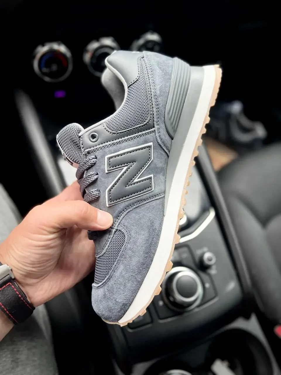 Кроссовки New Balance 574 арт 21646 (человечи,26 беленс) 5