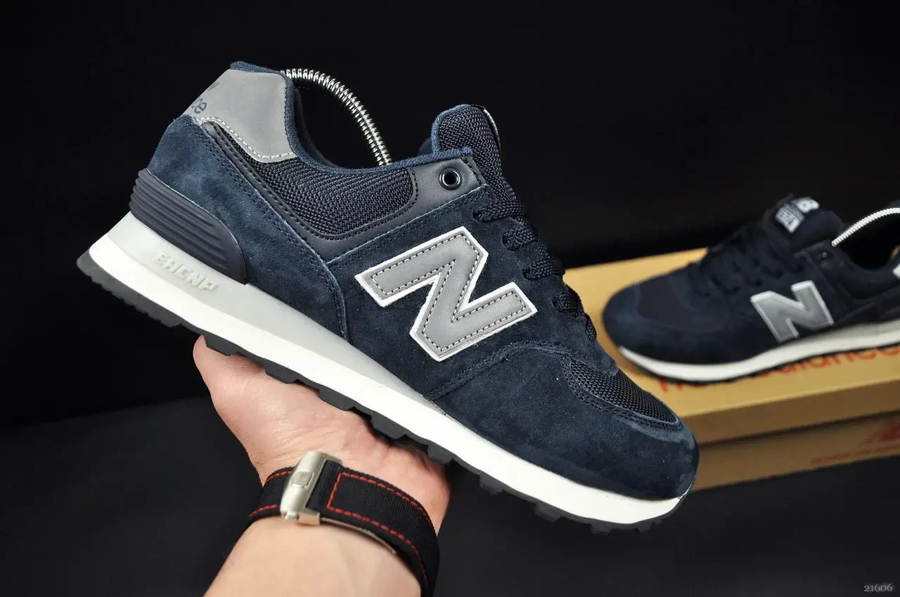 Кроссовки New Balance 574 арт 21606 (человечи,26 беленс)