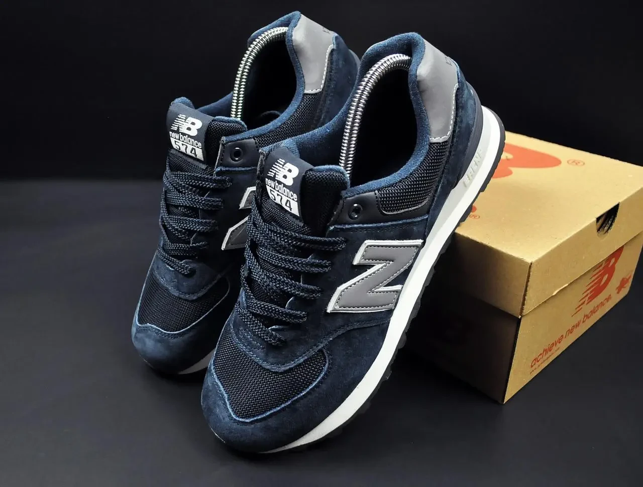 Кроссовки New Balance 574 арт 21606 (человечи,26 беленс) 2