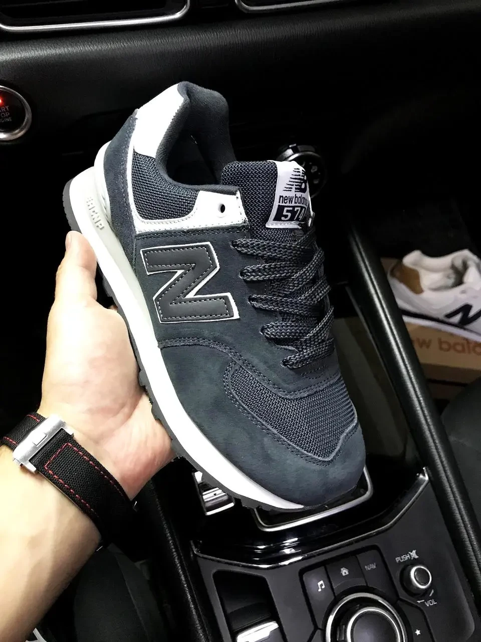 Кроссовки New Balance 574 арт 21368 (унисекс,26 беленс) 6
