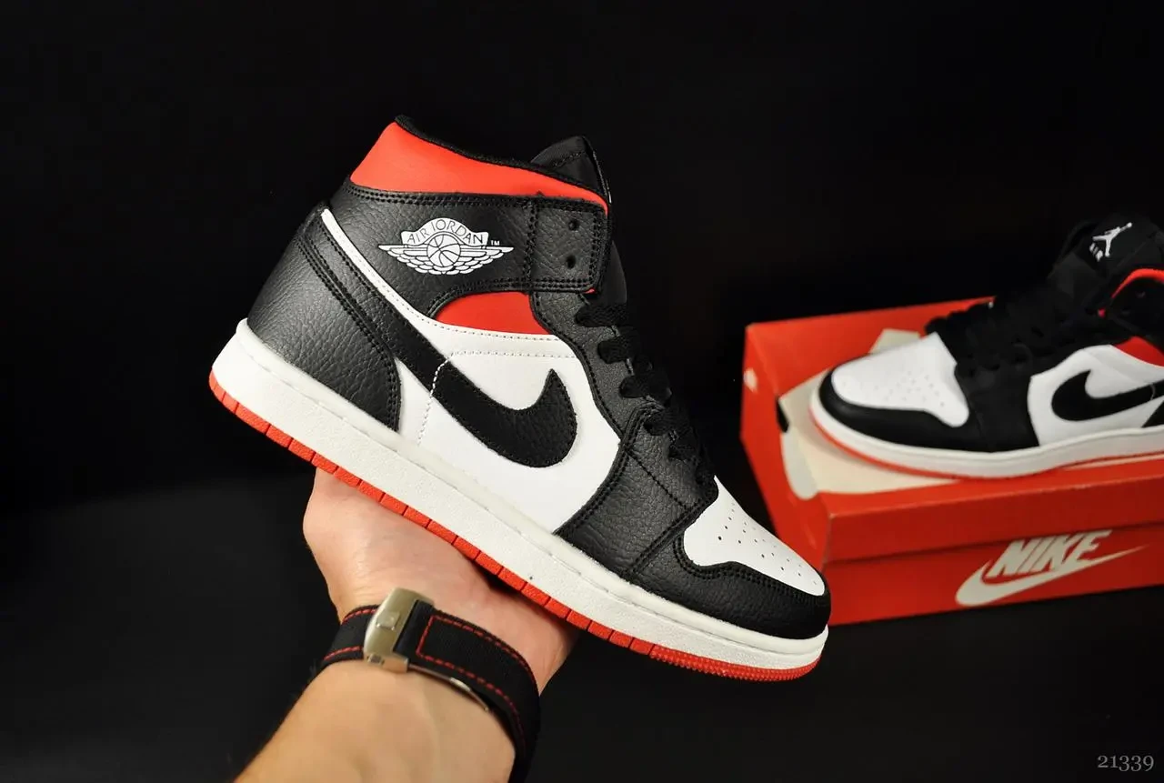 Кроссовки Nike Air Jordan 1 арт 21339 (найк, джордан, унисекс)